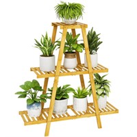 3 Tier  Bamworld Bamboo Plant Stand for Indoor/Out