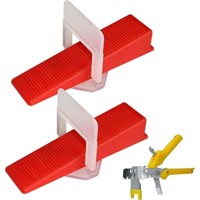Tile Leveling System 1/8 - 300pcs Spacers Clips  1