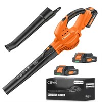 Cordless Leaf Blower  20V with 2 Batteries  Charge