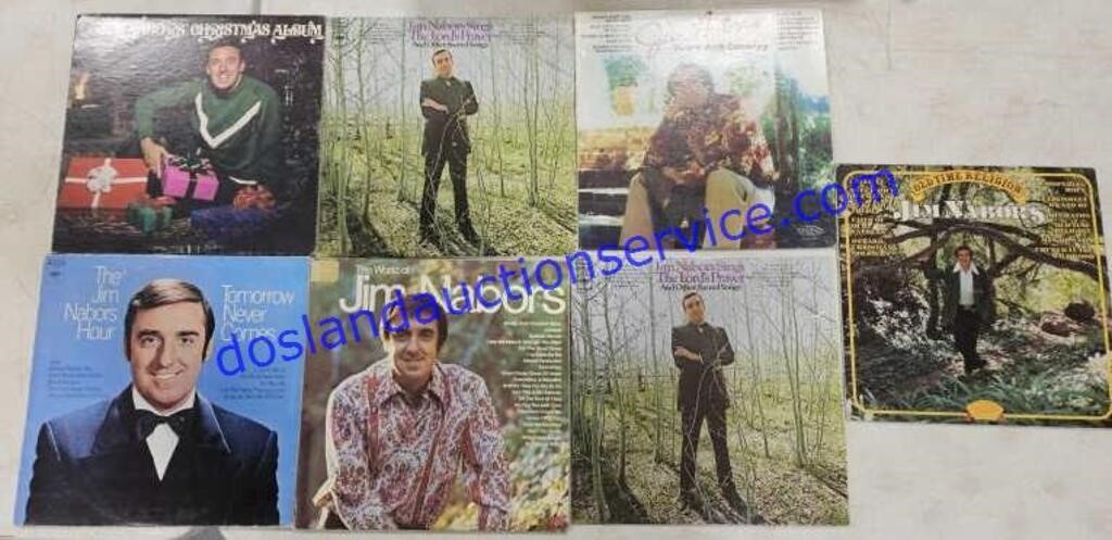 Lot of 7 Jim Nabors records
