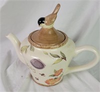 Cracker Barrel Birdhouse Teapot
