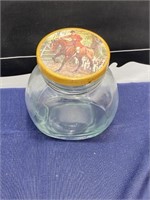Equestrian decanting jar