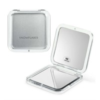 3.3  Snowflakes 1x/15x Compact Mirror - Portable
