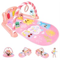 Pink Baby Gyms Play Mat with Musical Toy Lights  K