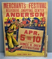 Merchants Festival Circus Poster