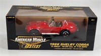 AMERICAN MUSCLE 1/18TH 1966 SHELBY COBRA FASTEST