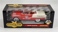 AMERICAN MUSCLE 1/18TH 1955 CHEVY INDY PACE CAR