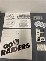 Vintage Oakland Raiders NFL Memorabilia