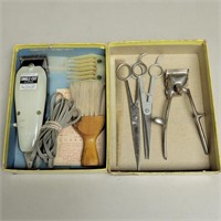 Hair Clippers, Scissors & Vtg Clippers