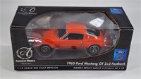 AMERICAN MUSCLE 1/18TH '65 MUSTANG GT 2+2 FASTBACK