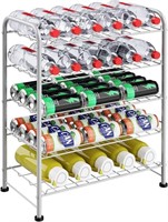 5 Tier Water Bottle Rack  Holds 30  for Kitchen/Of