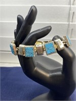 Faux turquoise bracelet