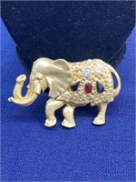 Elephant brooch