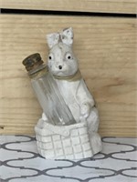 Vintage rabbit perfume bottle ears are broken off