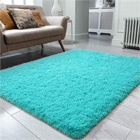 Ompaa Fluffy Rug  Super Soft Fuzzy Area Rugs for B