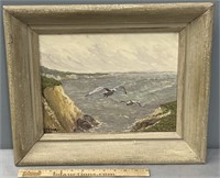 Scenic Overlook Oil Painting on Board Chapman
