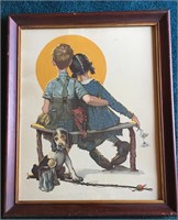 Norman Rockwell Painted Picture