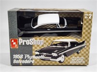 AMT PRO SHOP 1/25TH 1958 PLYMOUTH BELVEDERE MODEL