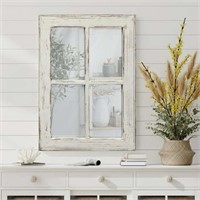 11 x 1 x 15.6  Rustic Window Pane Mirror  11x16  D