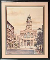 W.W. Shaw Tarrant County Courthouse Print