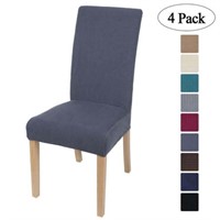 4 Pack  Smiry 4 Pack Dining Chair Covers  Stretch