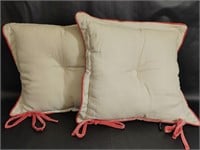 Pair of Rodeo Home Chair Pillows