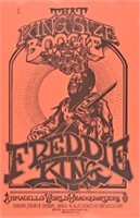 AWHQ Freddie King Poster by Micael Priest 1973