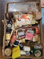 SEWING BOX LOT