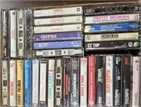 OLD CASSETTE TAPES BOX LOT