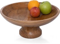 Folkulture Wood Fruit Bowl or Rustic Fruit Bowls f
