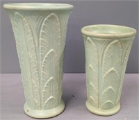 2 Robinson Ramsbottom Art Pottery Vases