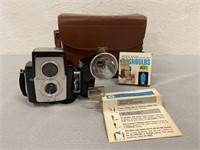 Brownie Starflex Camera W/ Kodak Supermite Flash