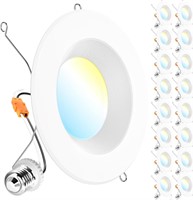 Sunco Lighting 16 Pack Retrofit LED Recessed Light