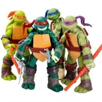 ICONIC TMNT HEROES  4Pc Action Figures 5"
