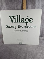 VILLAGE SNOWY EVERGREENS LARGE - DEPARTMENT 56