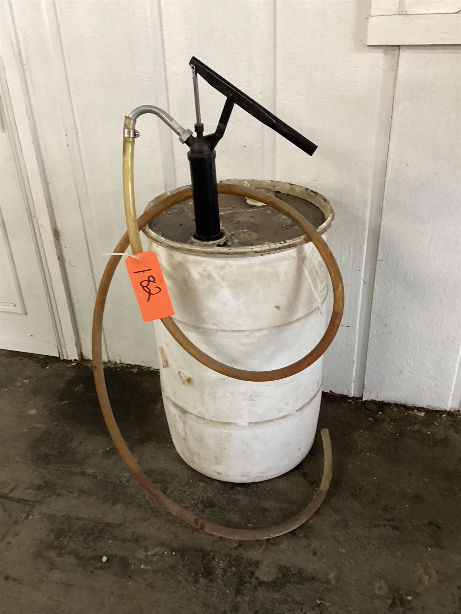 Barrel & hand pump