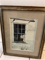 Vintage framed print