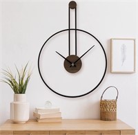 NEW $150 73x55cm Wall Clocks Black