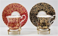 Pair Elizabethan Tea Cup & Saucers
