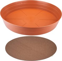 Garden Hour 20 Inch Extra-Large Plant Saucers for