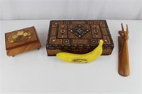 Inlaid MOP Wooden Music and Jewelry Boxes+++