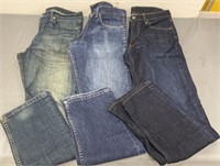 3 Levi’s Denim Jeans Size: 32x32