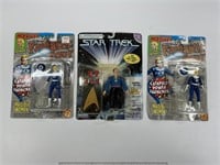 3) ACTION FIGURES NEW IN PACKAGE