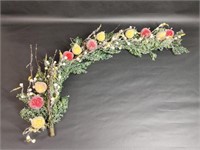 Vintage Sugared Fruit and Leaves Garland