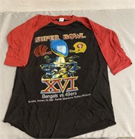 Super Bowl XVI Bengals vs. 49er’s 1982 Shirt