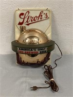 Vintage Plastic Stroh’s Beer Light 10"x13"x6"