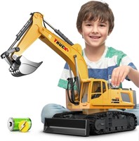 21 Remote Control Excavator Toy  Metal Bucket  RC