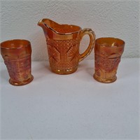 WATER PITCHER WITH 2 GLASSES