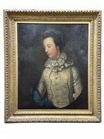 Oil on Canvas Painting of Lady Anne Dawson