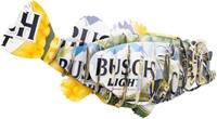 Busch Light Bass 3D Wall Art | For Man Caves  Bars